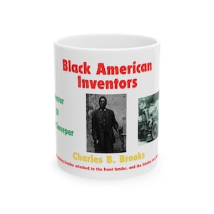 Black American Inventors Ceramic Mug, Tribute Gift For Stem Lovers, Education Enthusiasts, History Buffs, Unique Kitchenware, Coffee Tea Cup