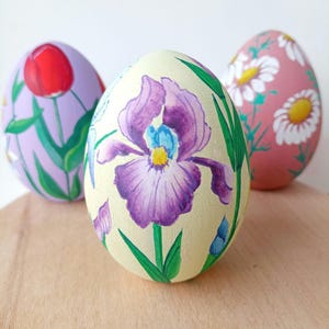 Handbemalte Ostereier Ornamente Ukrainische Pysanky Eier Bemalte Holzeier Ukrainische Osterdekoration Ostergeschenke Ostereier Bemalt