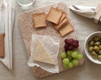 Tabla para servir de contrachapado con estampado Peaks Design