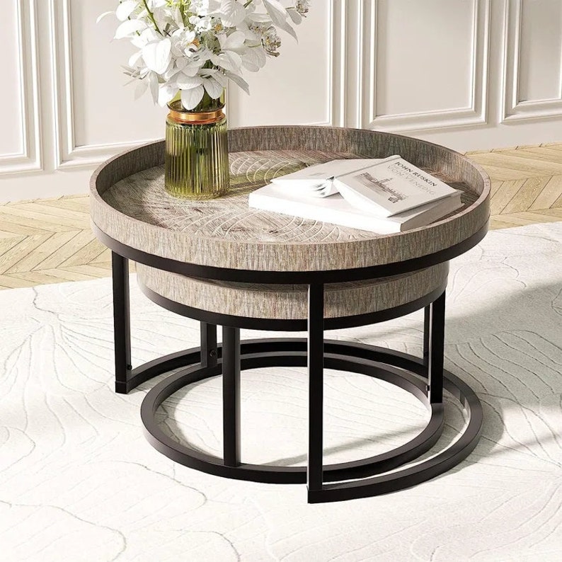 Dawnna Nesting Coffee Table Etsy