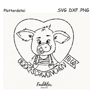 Fichier traceur cochon chanceux SVG, fichier traceur cochon SVG, fichier traceur cochon SVG chanceux, chance cochon, fichier laser cochon chanceux,