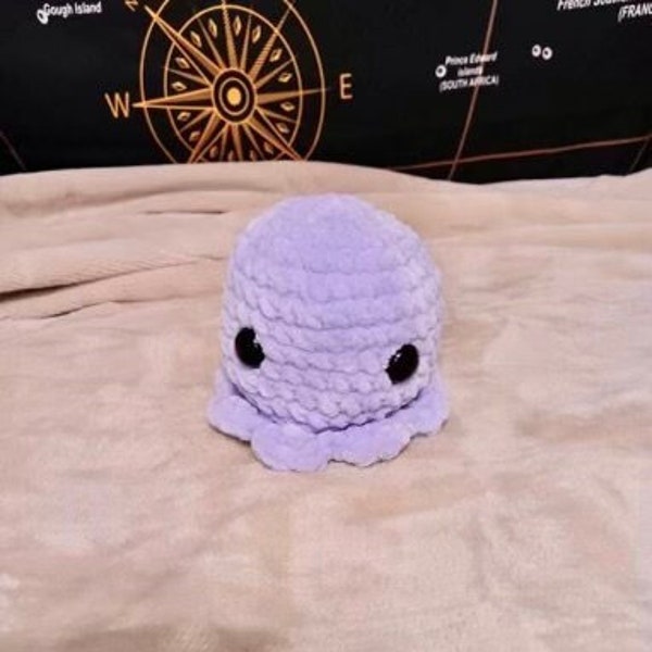 Hand-Made Crocheted Amigurumi Octopus Plushie