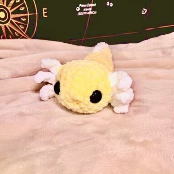 Hand-Made Crochet Axolotl