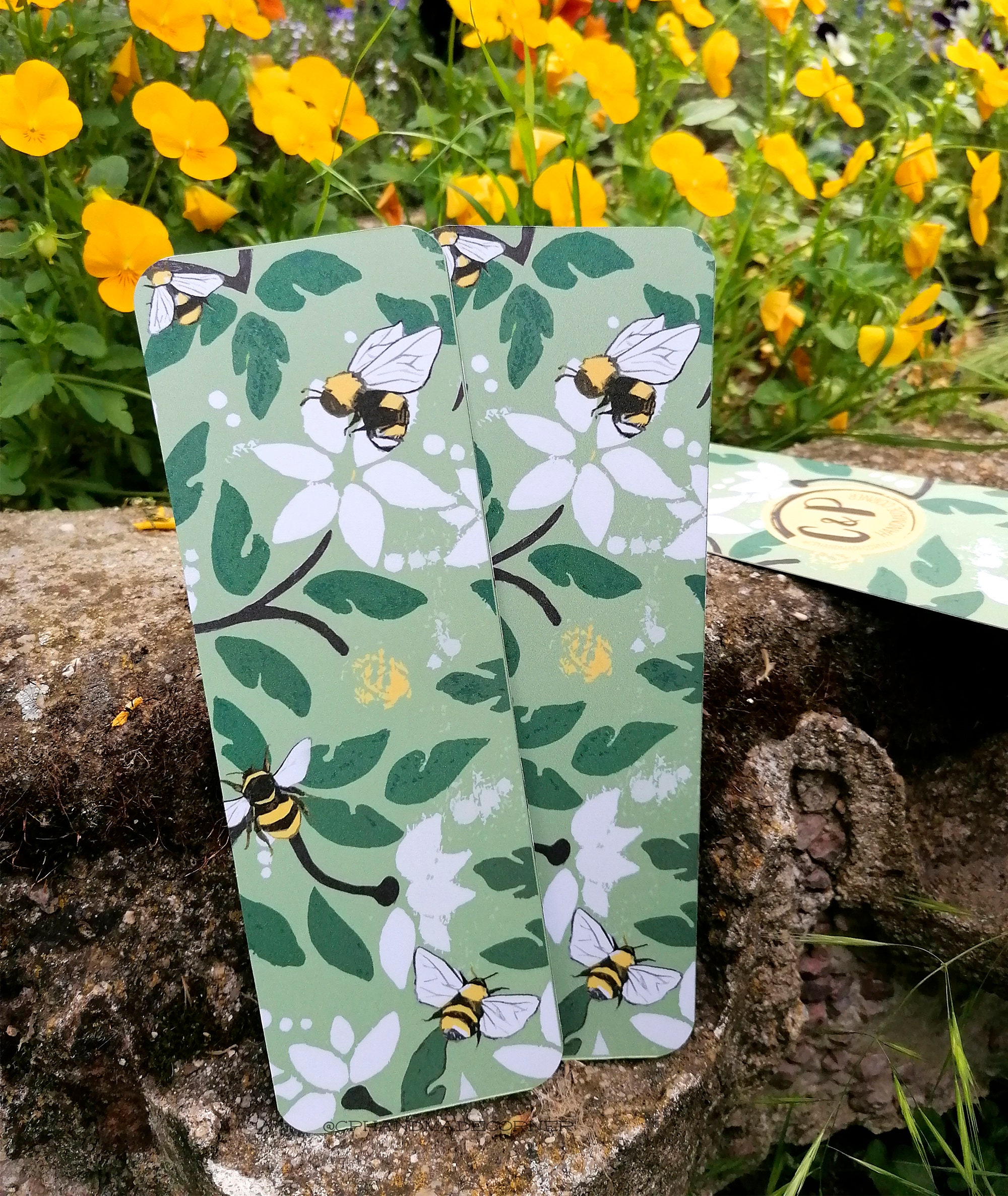 Big Bookmarks From Our Bumblebee Collection | Bee Stationery ...