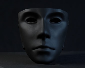 Smooth - Helmet Face Mask - Face Mask, Tactical, Ballistic, Mask, Roman, Larp, Mask for men, Costume, Horror, Creepy, Masks, Art