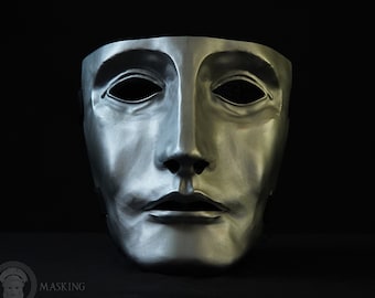 Senatus- Roman Helmet Face Mask - Face Mask, Greek, Ancient Mask, Roman, Larp, Mask for men, Costume, Horror, Creepy, Masks, Art