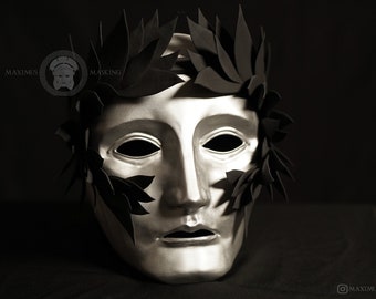 Imperator - Face Mask Face Mask, Greek, Ancient Mask, Roman, Larp, Mask for men, Costume, Horror, Creepy, Masks, Art