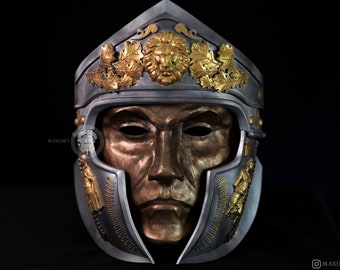 Roman General - Face Mask, Greek, Ancient Mask, Roman, Larp, Mask for men, Costume, Horror, Creepy, Masks, Art