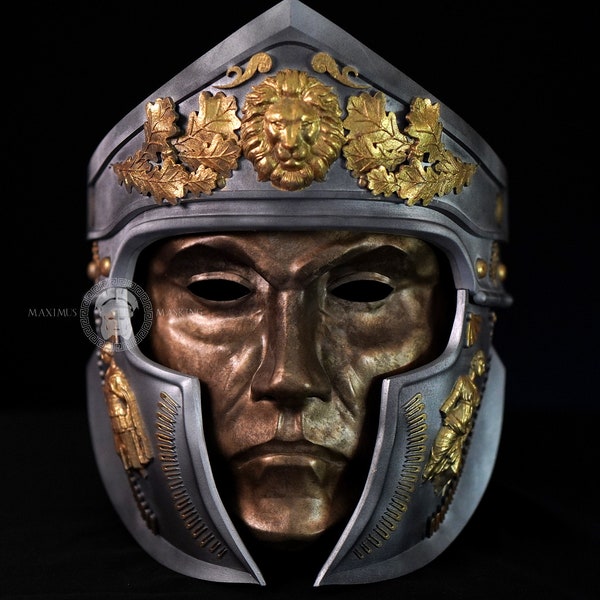 Roman General - Face Mask, Greek, Ancient Mask, Roman, Larp, Mask for men, Costume, Horror, Creepy, Masks, Art