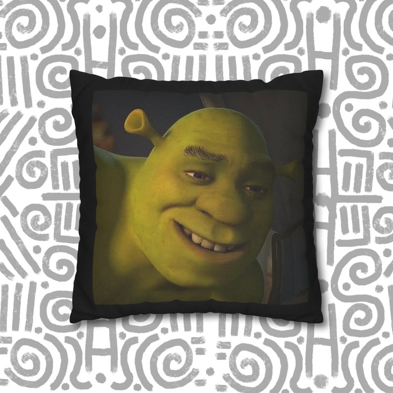 Shrek meme pillow cover case image 4