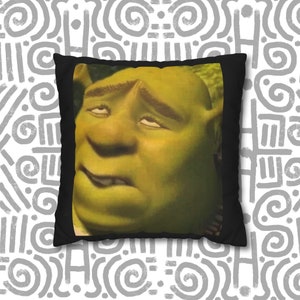 Shrek meme pillow cover case image 3