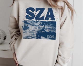 Retro SZA sweatshirt, SZA merch, SZA 2023 tour, sza album cover sweatshirt jersey