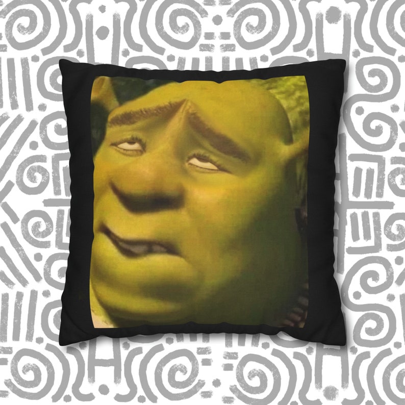 Shrek meme pillow cover case image 7