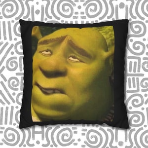 Shrek meme pillow cover case image 1