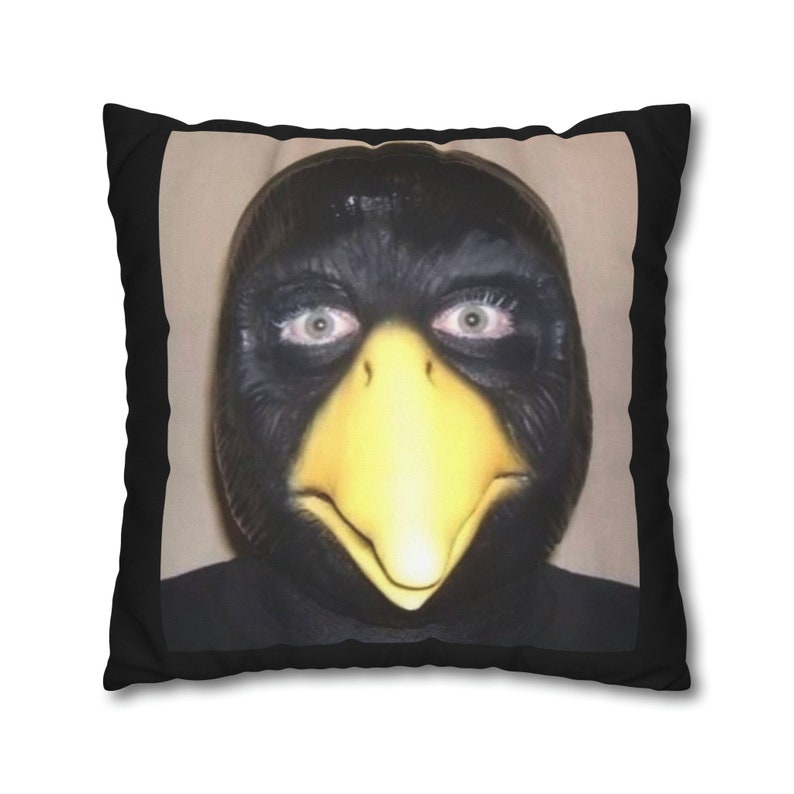 Cursed Bird Meme Pillow Case Etsy
