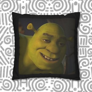 Shrek meme pillow cover case image 2