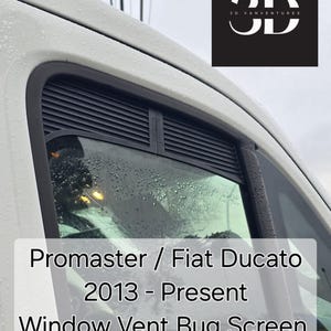 Promaster Van | Window Vent Bug Screen | 2013 – Present |