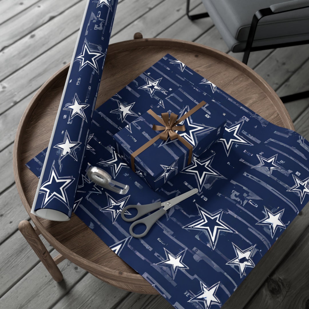 Dallas Cowboys Gift Wrap Papers Etsy