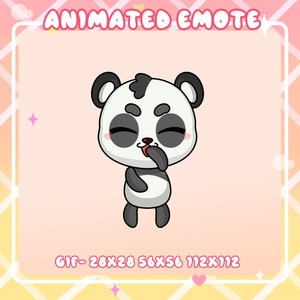 Gesto animado de Panda bailando feliz para Twitch, Gesto animado de Panda bailando feliz para Twitch en Discord y Youtube, Gesto animado de Panda bailando para streamer