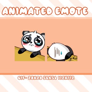 Gesto animado Panda Slam, Gesto animado Panda Slam Twitch Discord Youtube, Gesto animado Panda Slam para streamer, jugador