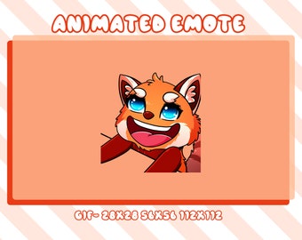 Funny Mongo Red Panda Animated Emote, Animated Mongo Panda Twitch Discord Youtube Emote, Mongo Red Panda Animated Emote For Streamer, Gamer