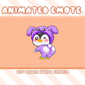 Butt Slap Penguin Animated Emote, Animated Butt Slap Penguin Twitch Discord Youtube Animated Emote, Penguin Animated Emote For Streamer