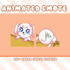 Bunny Slam Animated Emote: Twitch, Discord, Youtube