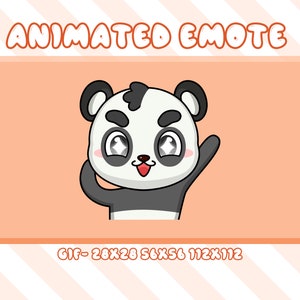 Up Down Dance Panda Animated Twitch Emote, Animated Panda Up Down Dance Twitch Emote, Funny Dance Panda Animated Emote For Streamer