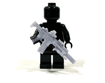 BrickRaidz HRT SWAT v2 SD Rifle para minifiguras Armas de misión de combate modernas militares