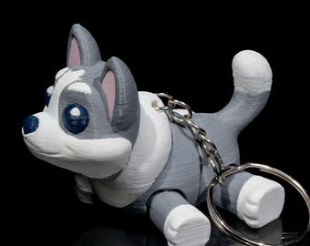 Zabawka Fidget Dog Sled Dog Husky - urocza i łagodząca stres