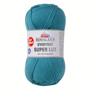 Anti-Pilling Acrylic Yarn: Himalaya Everyday Super Lux, All Seasons