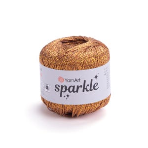 Metallic Super Fine Yarn 25g 160m – Sparkly Polyester and Polyamide Yarn for Knitting and Crochet