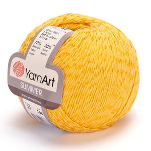 YarnArt Summer – Soft Cotton & Viscose Blend Yarn with Beautiful Color Transitions