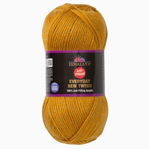 Himalaya Everyday New Tweed – Soft 100% Anti-Pilling Acrylic Yarn | 100g, 200m