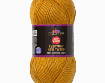 Himalaya Everyday New Tweed – Soft 100% Anti-Pilling Acrylic Yarn | 100g, 200m