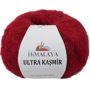 Himalaya Ultra Cashmere – Soft & Lightweight Acrylic - Alpaca Blend Yarn | 50g, 175m