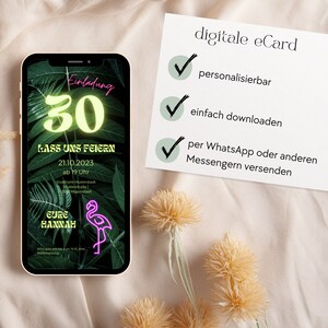 Geanimeerde digitale verjaardagsuitnodiging, digitale verjaardagsuitnodiging, eCard verjaardagsuitnodiging, uitnodiging versturen via WhatsApp