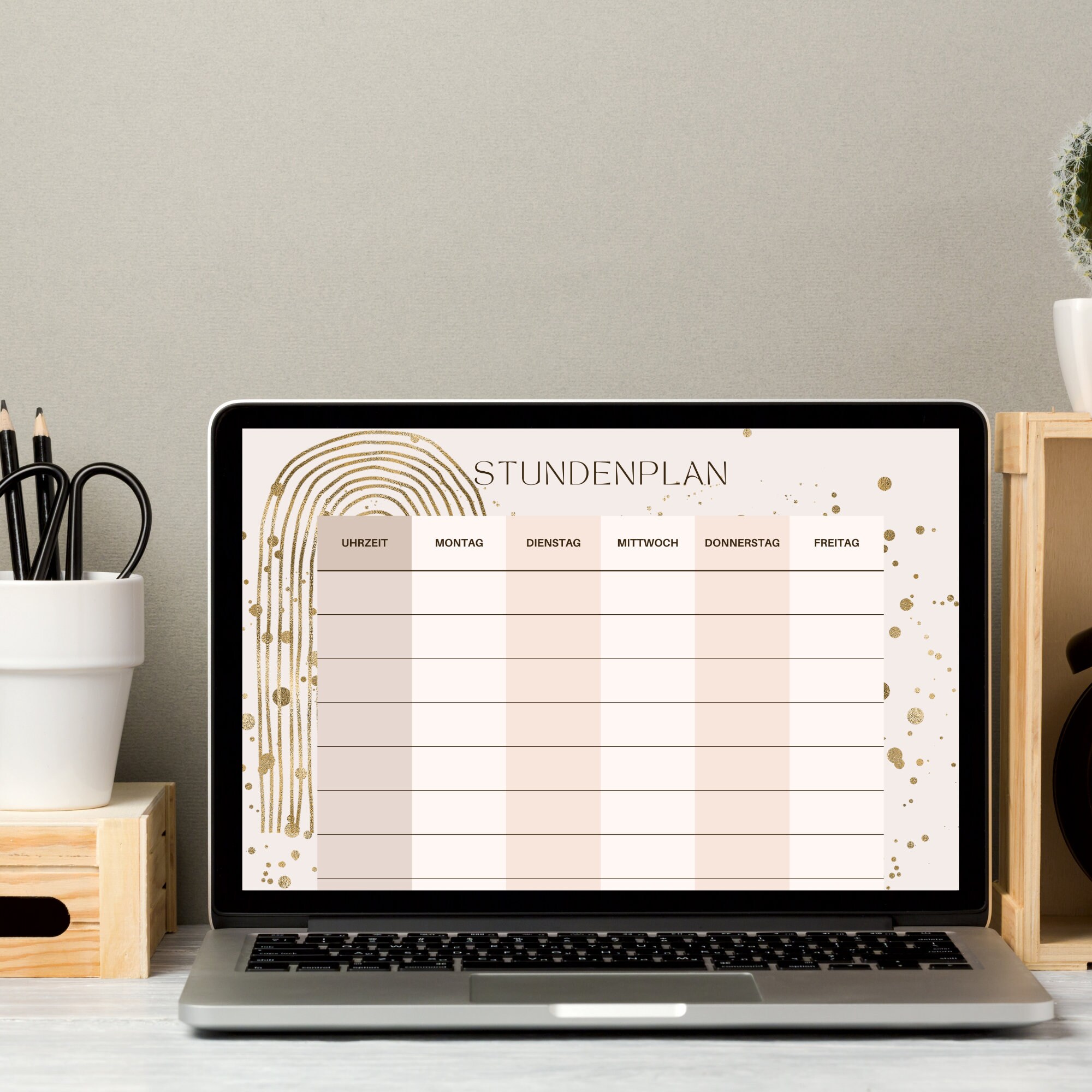 Stundenplan zum Ausdrucken, Stundenplan Download, Stundenplan DIN A4