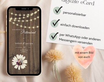 Digital invitation stag party, eCard invitation bachelor party, bachelor party invitation WhatsApp, personalizable digital invitation