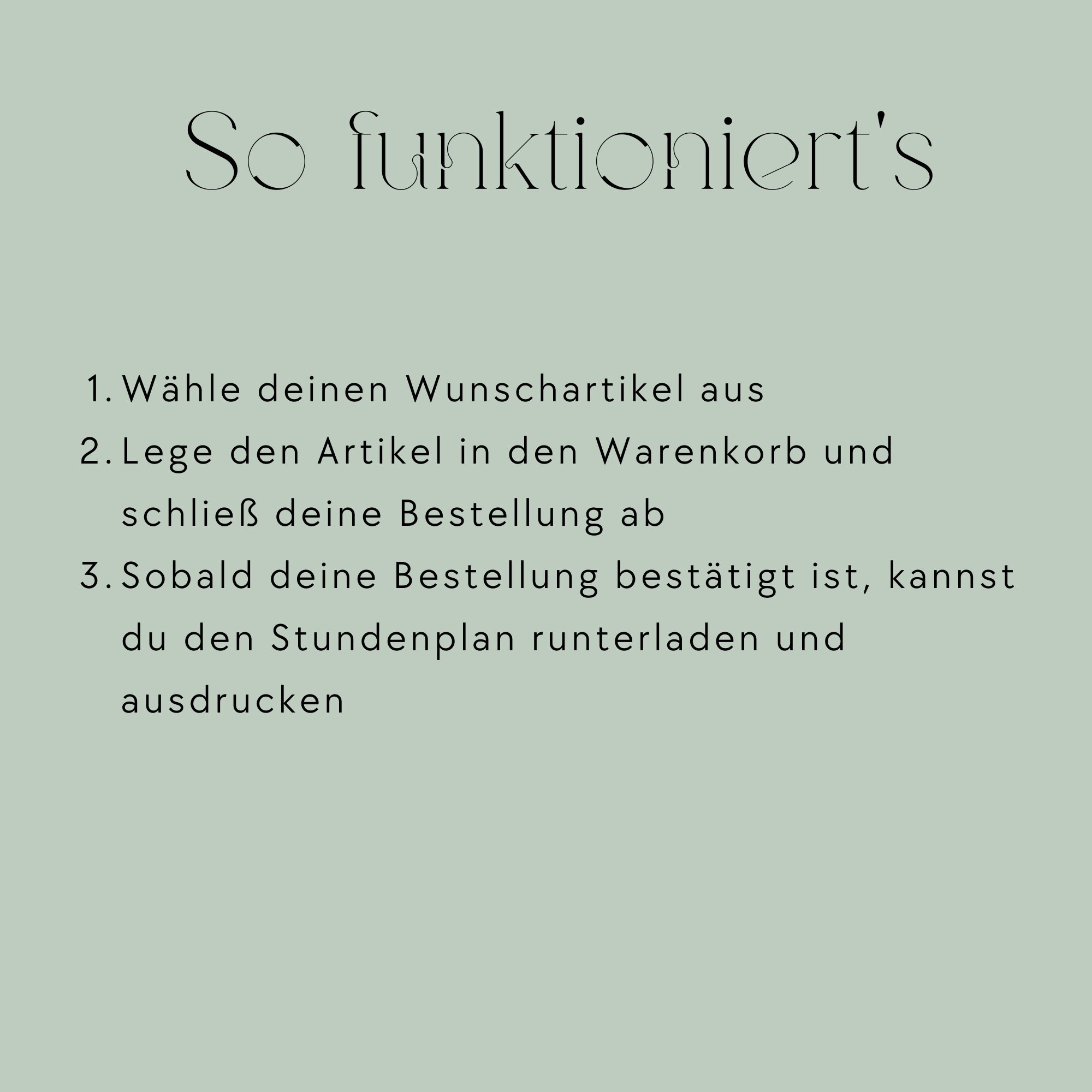 Stundenplan zum Ausdrucken, Stundenplan Download, Stundenplan DIN A4