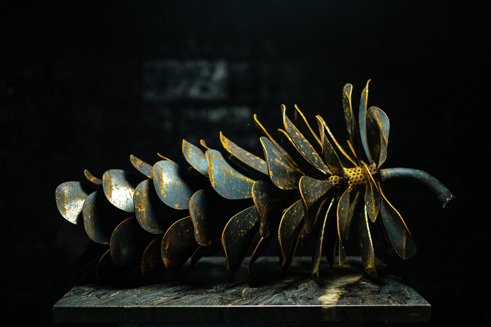 Pine Cone Rusty Sculpture, Garden Art, Garden Decorations, Metal ...