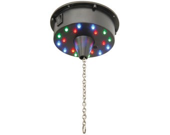 Battery Operated Rotating Motor for Mirror Glitter Ball with 18 Flashing LED Lights