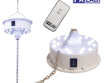 Battery Operated Rotating Mirror Ball Motor with 18 Ultra Bright White Lights inc Remote