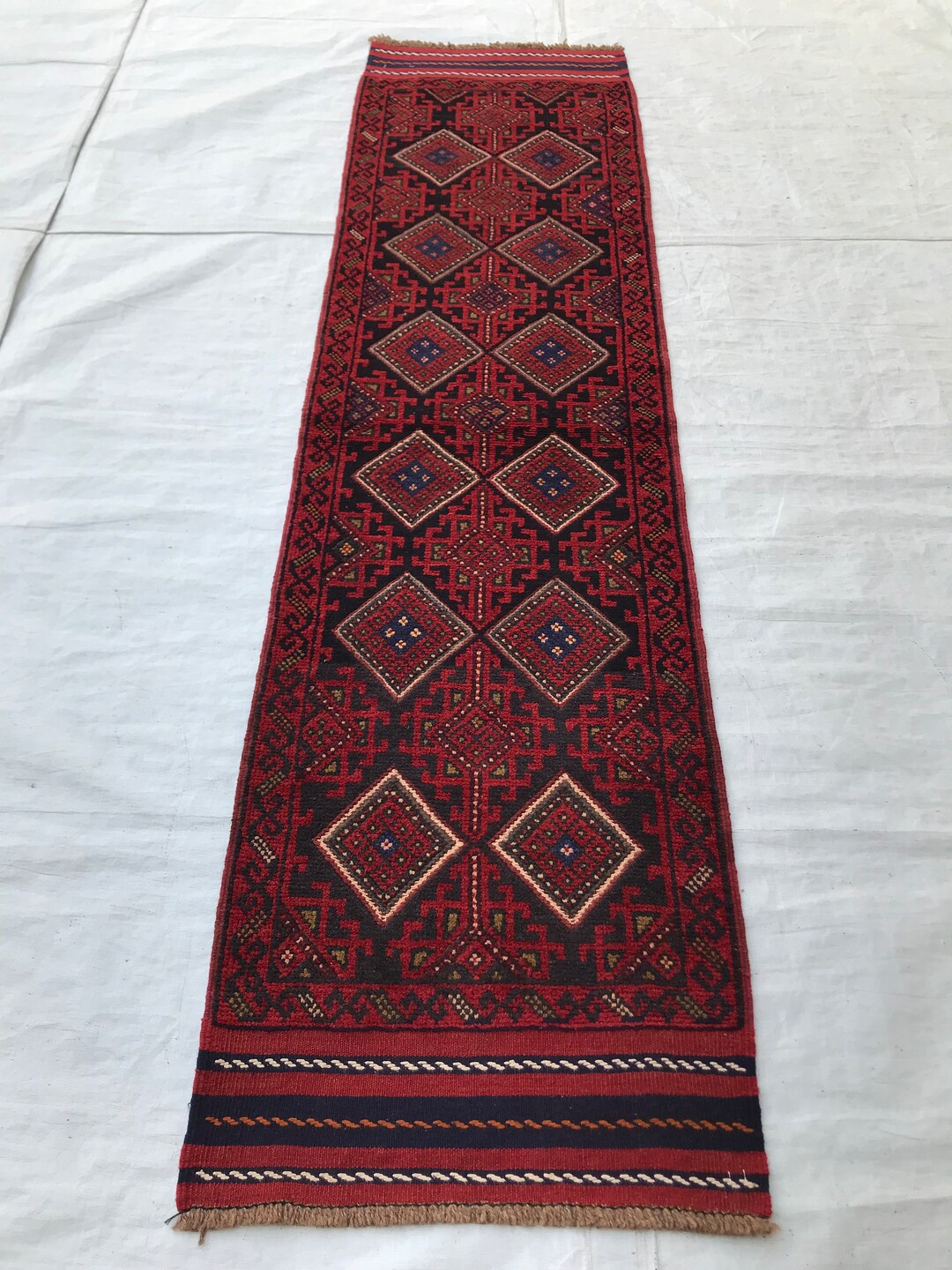 Oriental Hallway Runner Rug 1'10x7'6 Ft Afghan Etsy