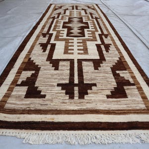 Persian Collectors Piece 2&#39;8x8&#39;3 Kazak White Runner Rug, Afghan Caucasian Handmade Wool Soft  Kazak Runner, Luxury Brand New Entryway runner