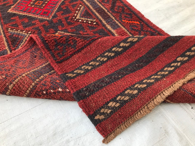 Oriental Hallway Runner Rug 1'8x7'8 Ft Afghan Mushwani Etsy