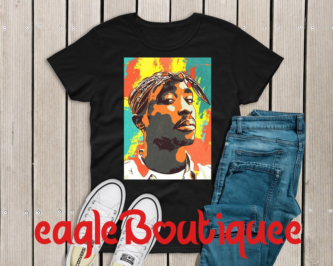 Example Rapper T Shirt Tupac Shakur Rapper Music Unisex Shirt T-shirt Rap Hip-hop - Etsy
