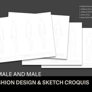 Fashion Sketching Templates Croquis