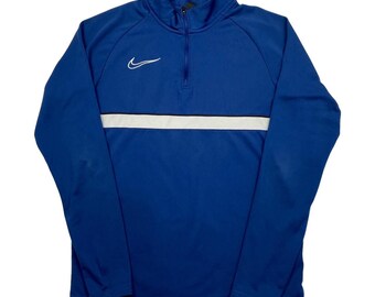 Nike Vintage Herren-Pullover „Drifit 1/4 Zip OTH“ in Blau