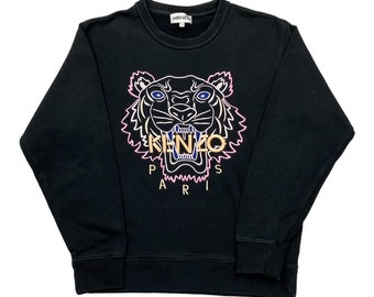 Sweatshirt Homme Kenzo vintage noir